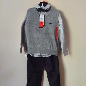 Brand new Andy and Evan brand Boys sweater vest set